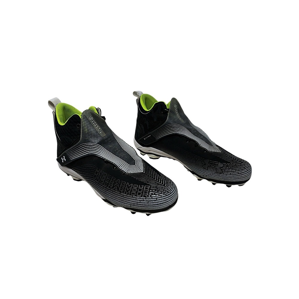 Under Armour Football Cleats 14 Men Highlight Hammer MC Black Pellet Protect